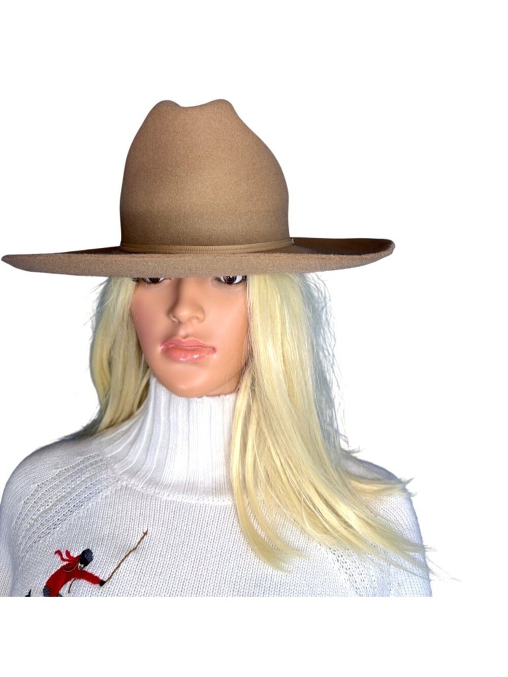 Gigi Pip Ezra Western Hat Cattleman Cowgirl 55cm XS MSRP$136 Worn Once - Picture 8 of 17